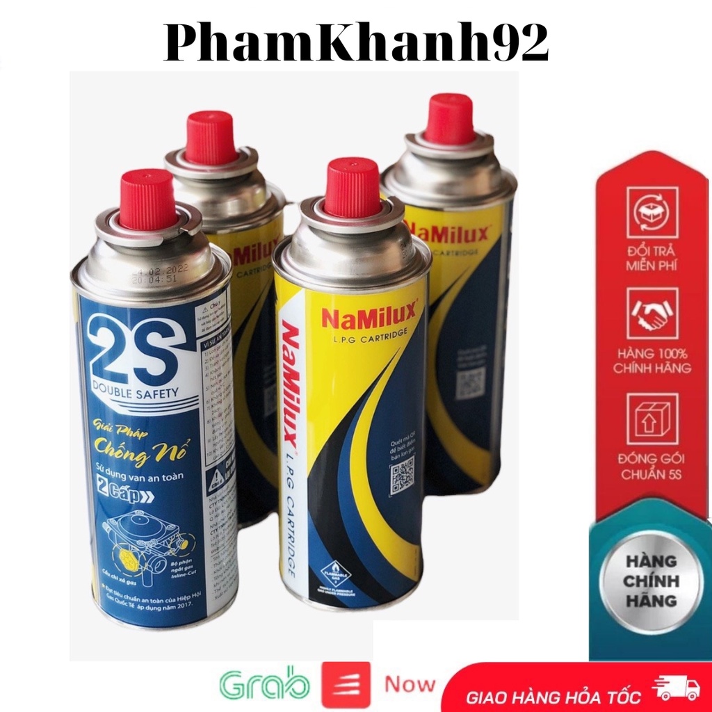 Bình Gas Mini Namilux Hàng Chính Hãng