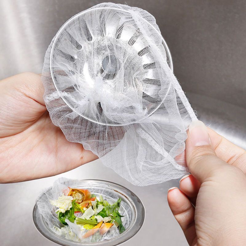 Set 100 Túi Lọc Rác Bồn Rửa Bát