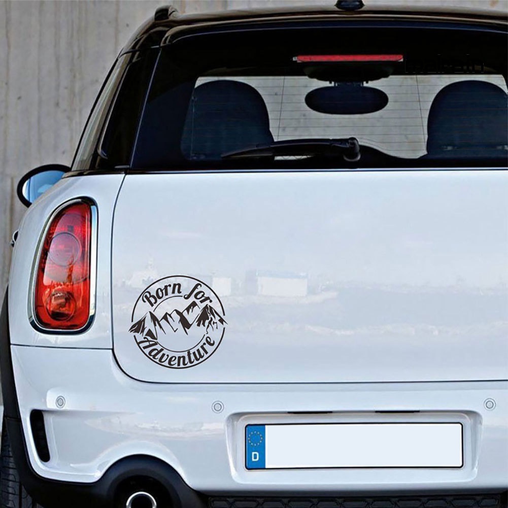 Miếng Dán Trang Trí Xe Hơi Họa Tiết Núi Sinh Tồn Độc Đáo