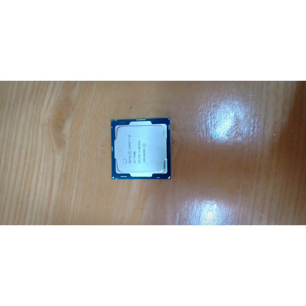 CPU Intel I5 7500.