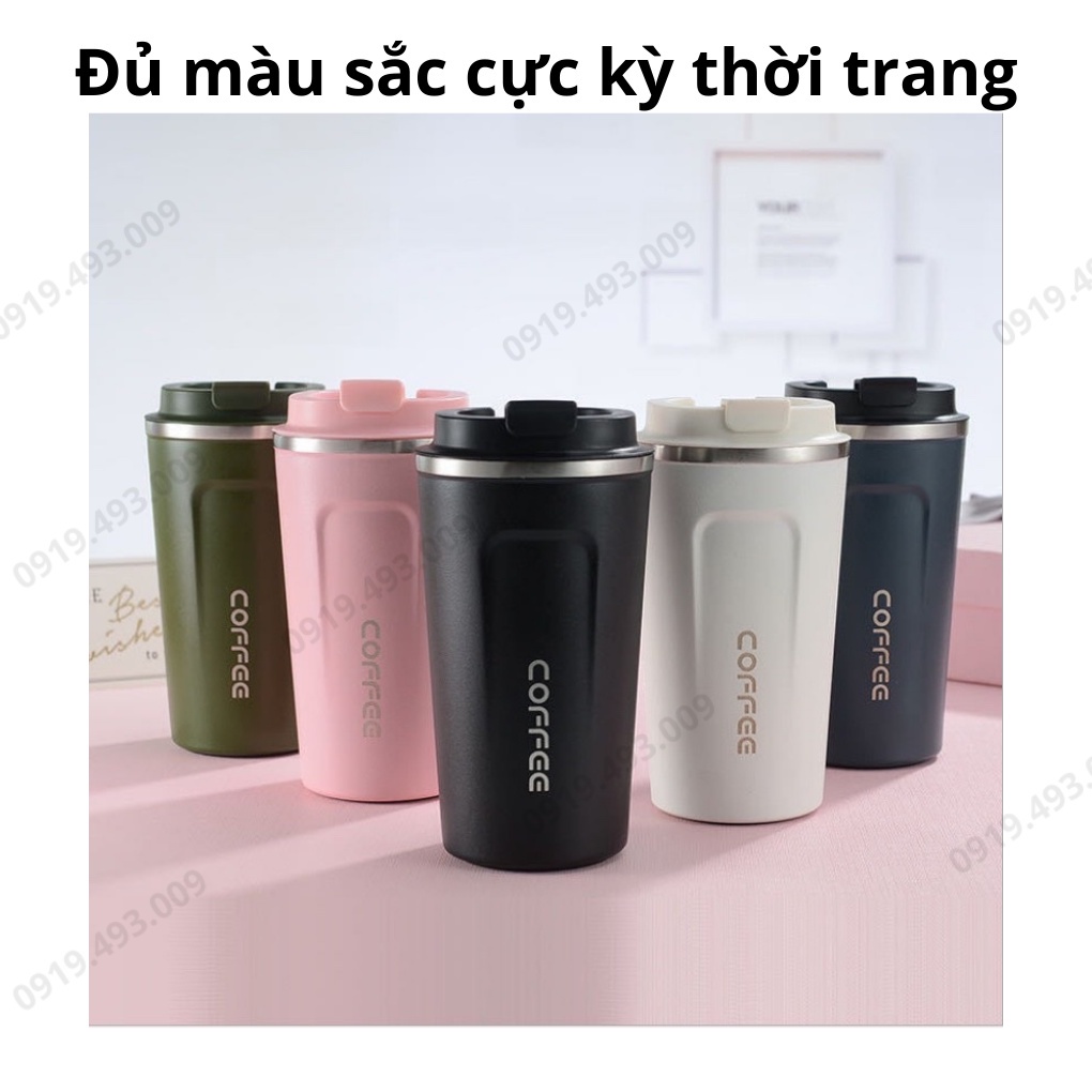 [Bình giữ nhiệt], Ly giữ nhiệt Hàn Quốc Inox 304 Coffee Cao Cấp