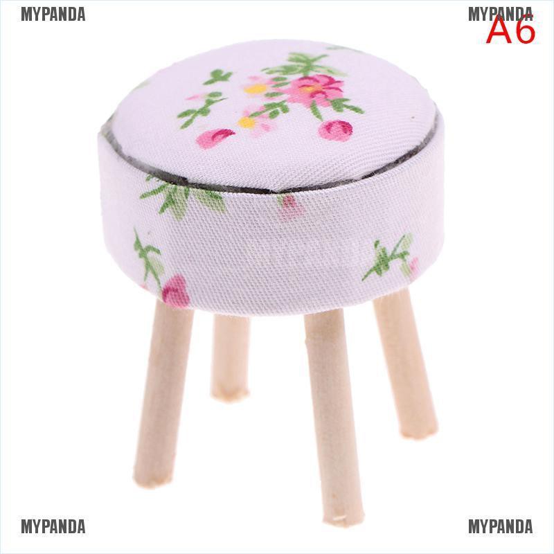 Ghế Gỗ Đồ Chơi Búp Bê Tỉ Lệ 1/12