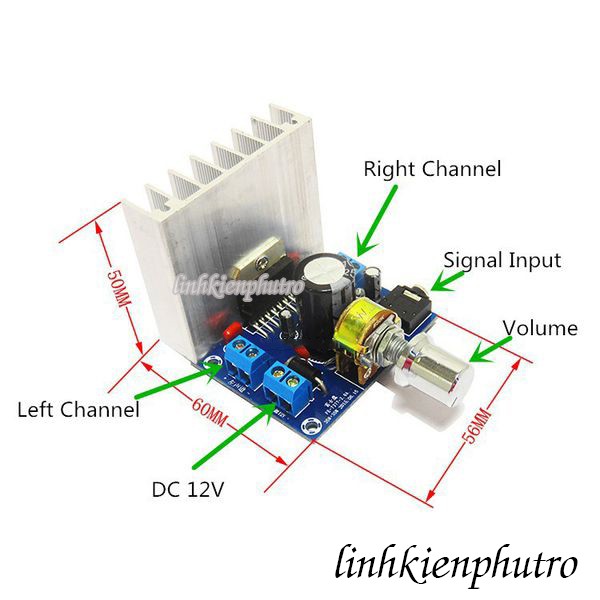 Mạch TDA7377 khuếch đại âm thanh 2x35W