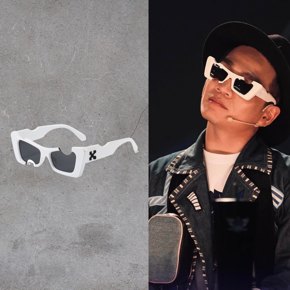 Kính râm thời trang OFF-WHITE hot trend chống tia UV Cannes Square Frame Sunglasses