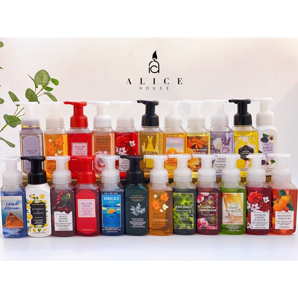 NƯỚC RỬA TAY TẠO BỌT | BATH & BODY WORKS | GENTLE FOAMING HAND SOAP | CHÍNH HÃNG | ALICE HOUSE
