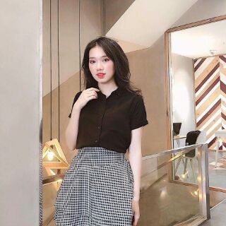 Chân váy 2 tầng bánh bèo