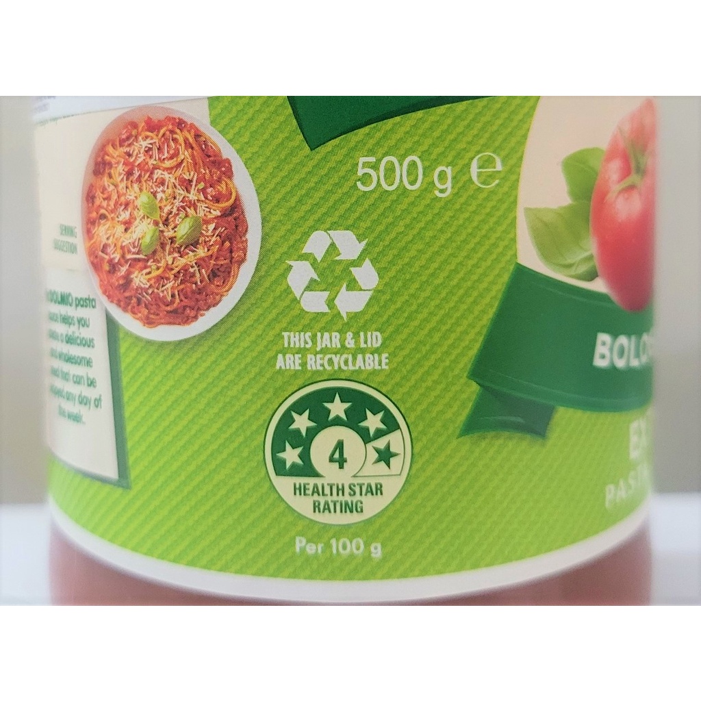 [Lọ 500g – BOLOGNESE ] XỐT MÌ Ý CÀ CHUA [Australia] DOLMIO Bolognese Extra Pasta Sauce (pkg)