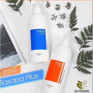 [ Sasaba ]Lẻ Gội Hoặc Xả Sasaba Plus Mẫu Mới 500ml/800ml