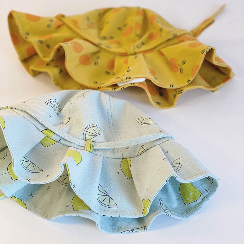 Nón Tai Bèo Đính Nơ Thoáng Khí Thời Trang Xuân Hè Cho Bé Gái