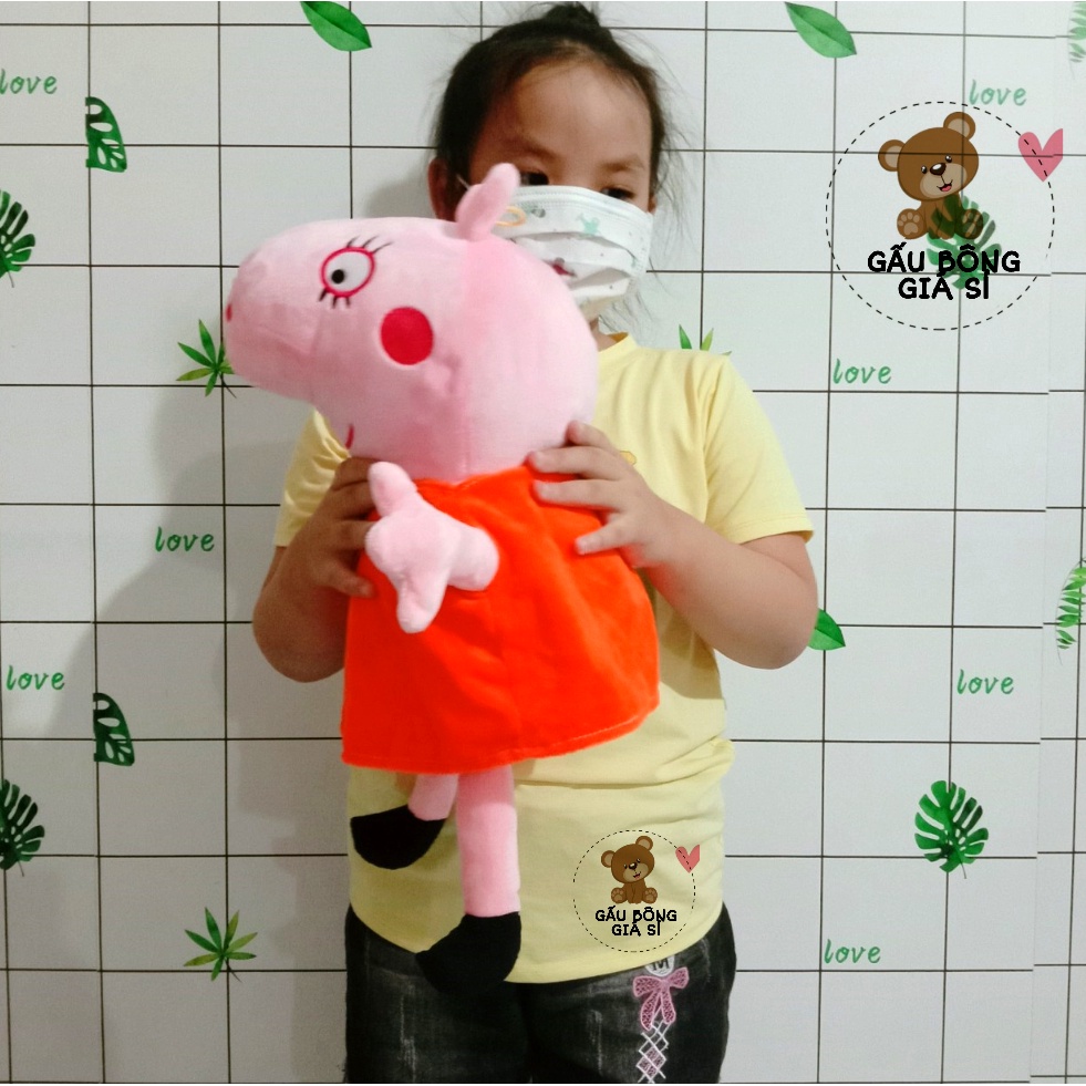 THÚ BÔNG HEO PEPPA NHỒI BÔNG ĐỦ MÀU ĐỦ MẨU