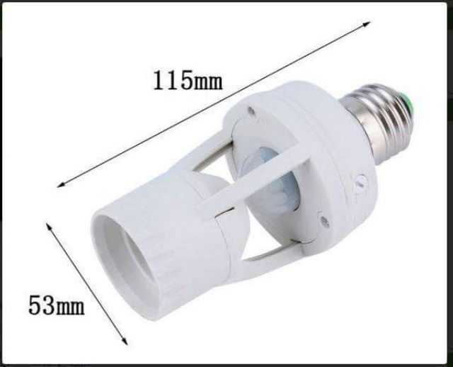 Đui đèn cảm biến hồng ngoại