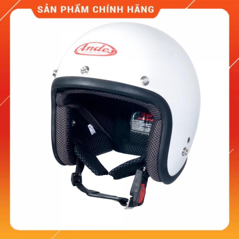 Mũ bảo hiểm 3/4 đầu Andes 111 lưỡi trai (54-56cm)