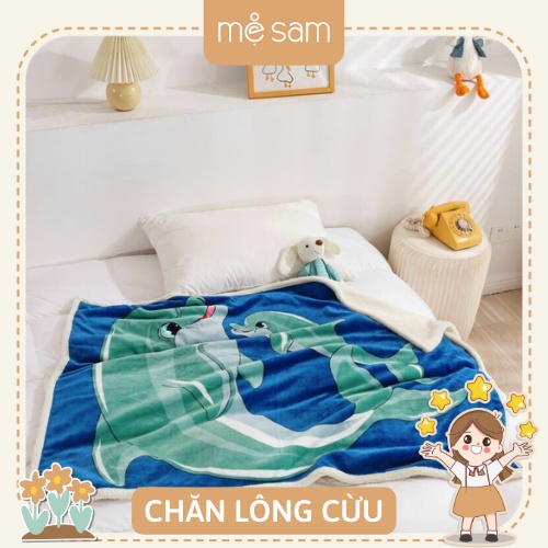 CHĂN LÔNG CỪU CHO BÉ