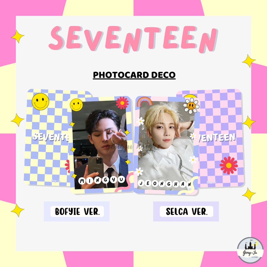 Trang Trí PHOTOCARD Seventeen