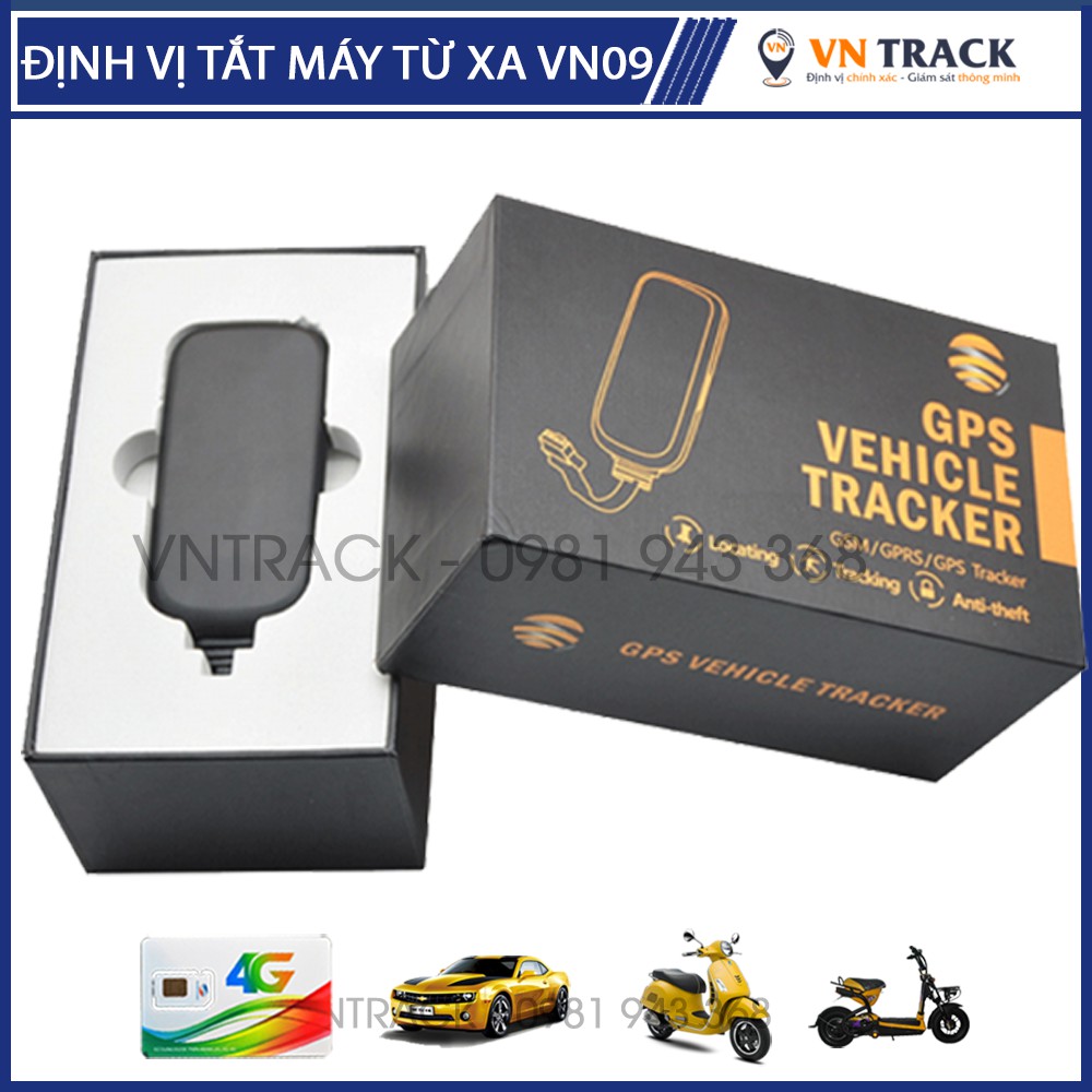 Thiết Bị Định Vị Tắt Máy Từ Xa Xe Máy VN09, Chống Trộm Tuyệt Đối Chính Hãng GPS Protrack