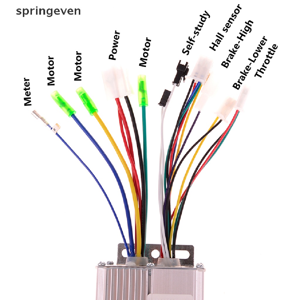 Springeven 36v/48v 350w dc electric bicycle e-bike scooter brushless dc motor controller RFT