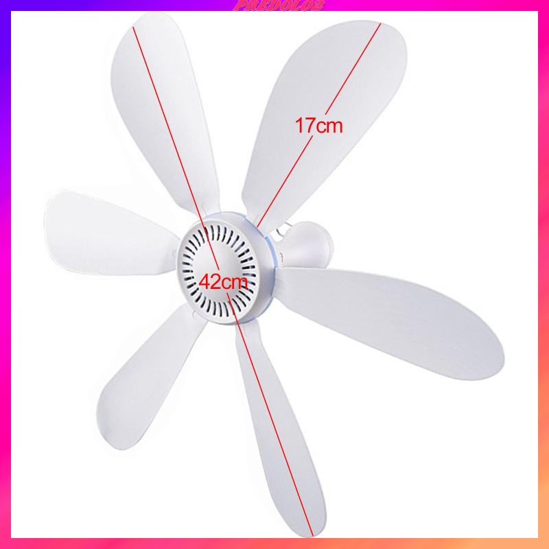 Portable Mini USB Ceiling Fan USB Hanging Fan for Camping Air Circulator Bed