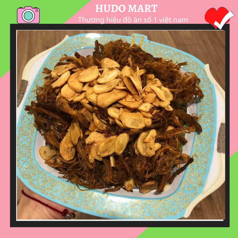 [Mã GROXUAN1 giảm 8% đơn 150K] 1KG KHÔ HEO CHÁY TỎI HUDO MART [2 hũ 500gr] | BigBuy360 - bigbuy360.vn