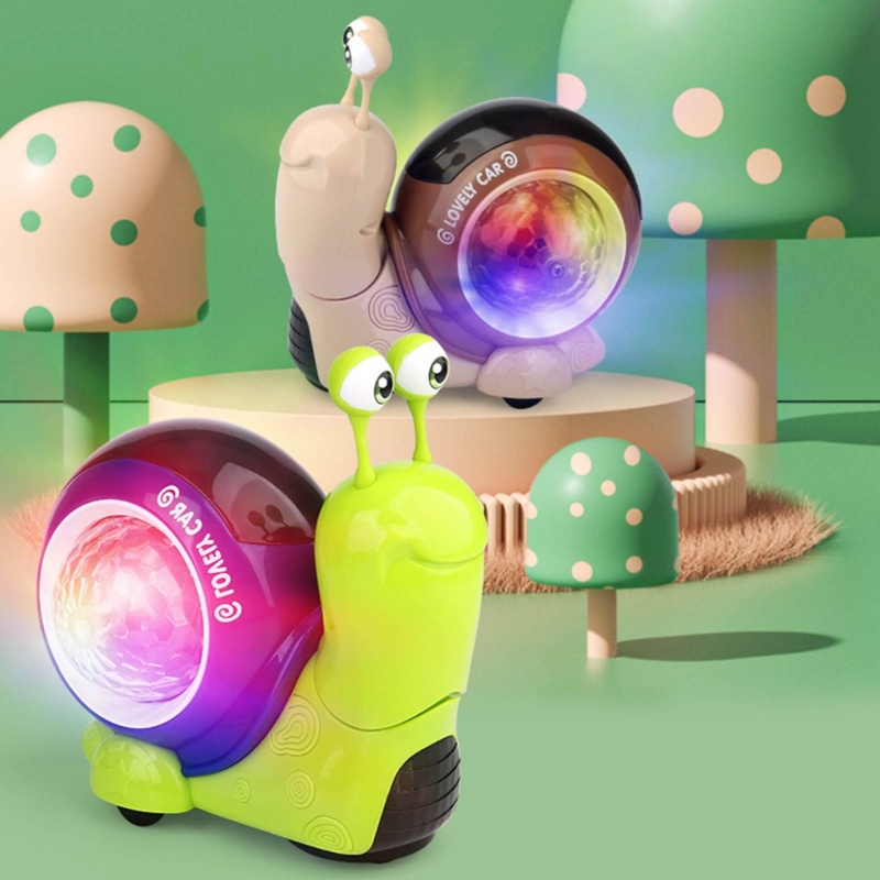 Ốc Sên Đồ Chơi Có Đèn LED Phát Sáng Cho Bé