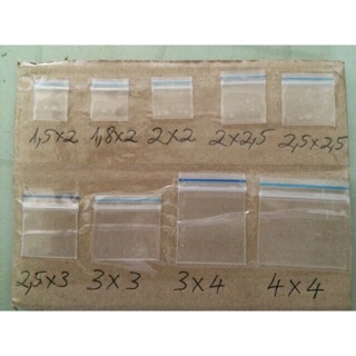 Túi zip viền khoá gói 100 túi