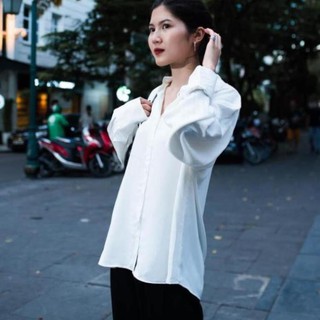 Sơ mi trắng trơn Freesize - WOG
