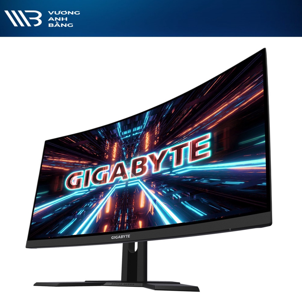 Màn hình LCD 27' GIGABYTE G27QC A (VA - DP, 2xHDMI, 2560x1440, 165Hz, Cong)- Hàng Chính Hãng