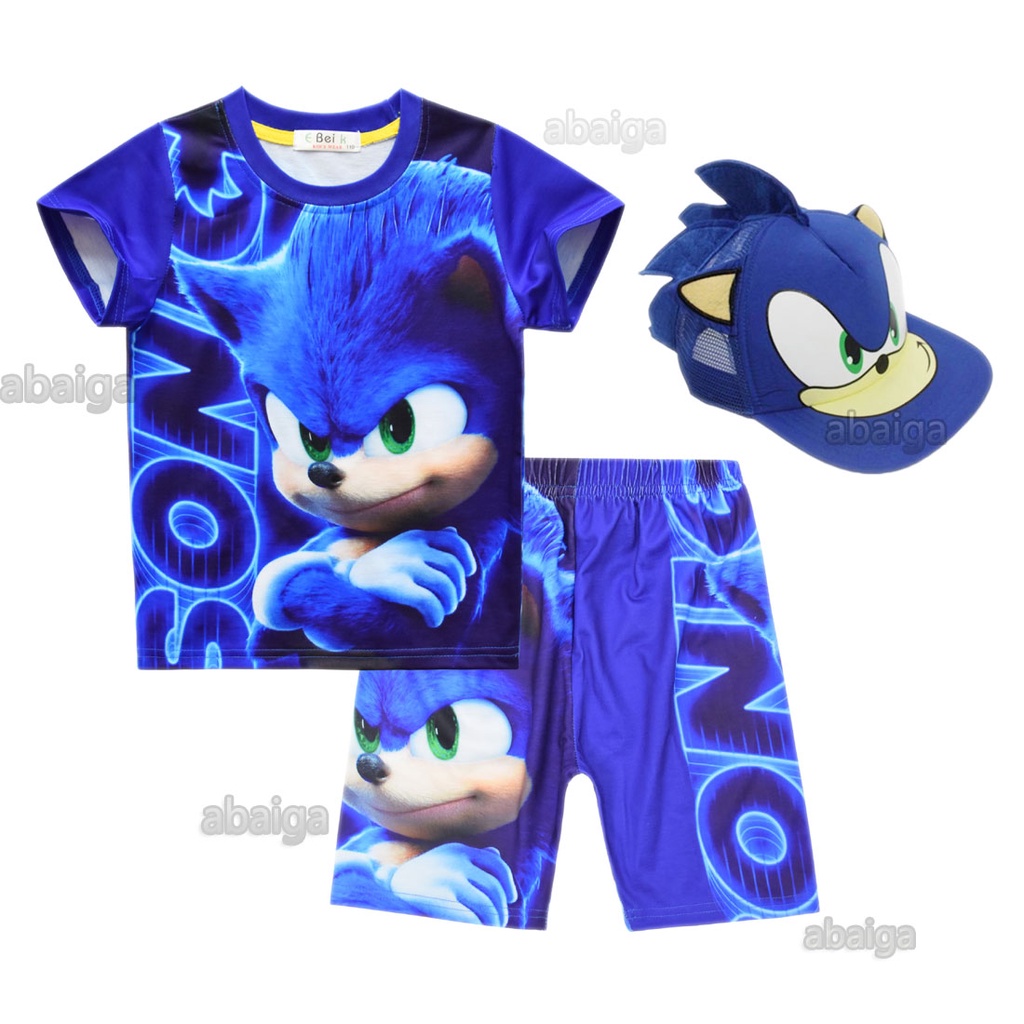 Bộ Đồ Hóa Trang Nhân Vật Hoạt Hình Sonic The Hedgehog Cho Bé Trai