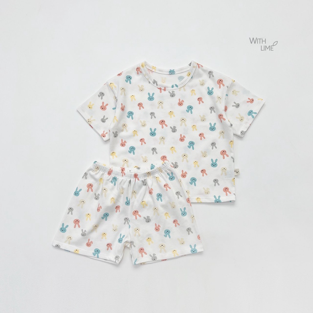Lime&Blue Bộ đồ thỏ bunny cho bé gái , bé trai