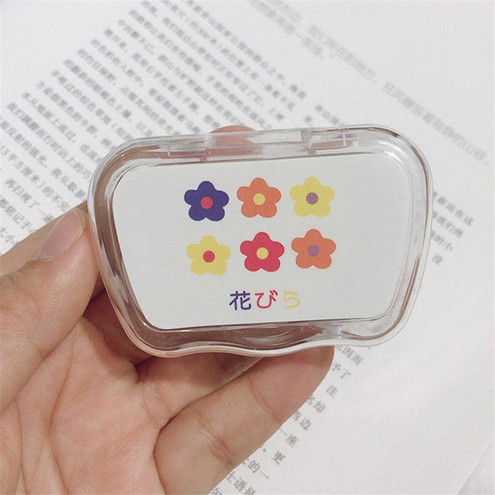 Hộp Đựng Kính Áp Tròng Hình Hoa / Gấu / Sữa Dâu Sáng Tạo Thích Hợp Mang Đi Du Lịch