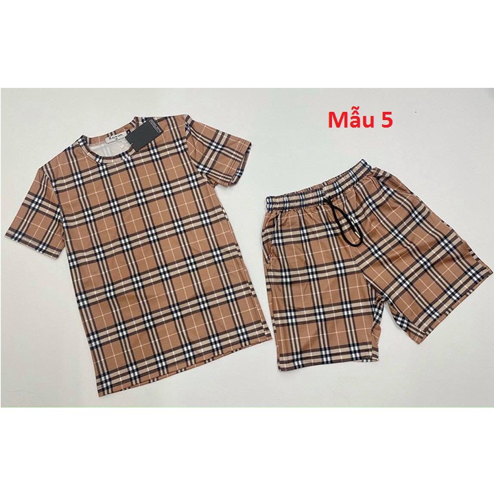Bộ Quần Áo Cộc Tay Chất Cotton Dày Dặn Họa Tiết Cực Đẹp, Đồ Bộ Mặc Hè Siêu Mềm Siêu Mát - AF4
