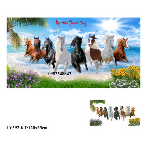 Tranh gắn đá mã đáo thành công KT:120x60cm. Tranh gắn đá chưa gắn .