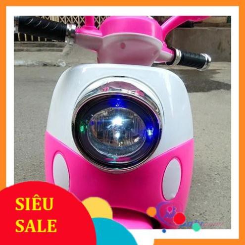 GIÁ RẺ SỐ 1:  XE MÁY ĐIỆN TRẺ EM KIỂU DÁNG VESPA  MICCKEY OZB9688