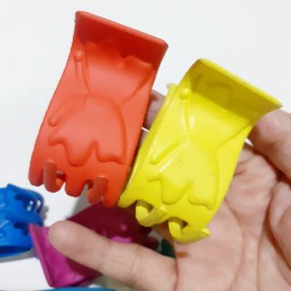 Kẹp tóc 5 răng nhám màu hình bươm bướm