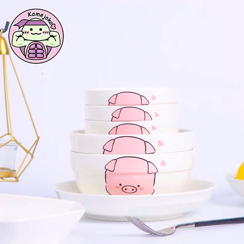 Bộ bát đĩa sứ 18 món siêu dễ thương