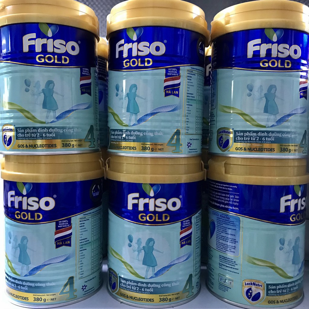 Sữa Friso Gold số 4 lon thiếc 380g