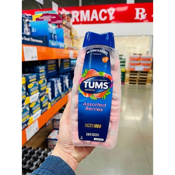 Bill Costco Mỹ - Viên Nhai Tiêu Hoá Tums 265 Viên