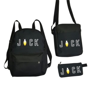 Set balo Jack bộ 3 món balo - túi - ví