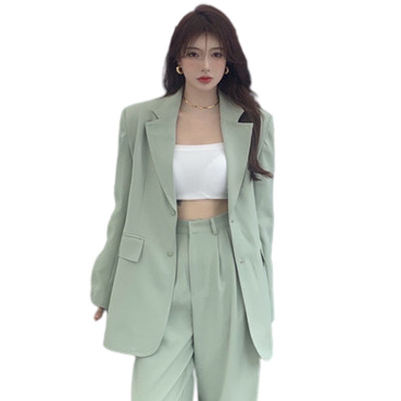 Bộ Trang Phục Công Sở Hai Mảnh Thời Trang Mùa Xuân Phong Cách Phương Tây Cho Nữ