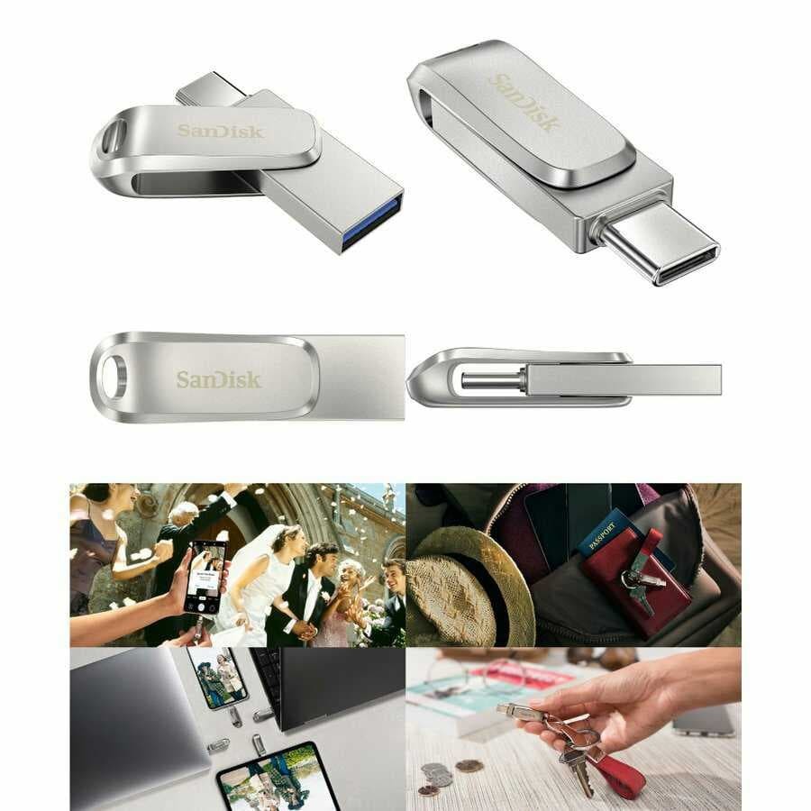 Ổ Cứng Sandisk Ultra Dual Drive Luxe Usb Type-C 64gb Usb 3.1 - Otg Type C 64 Gb