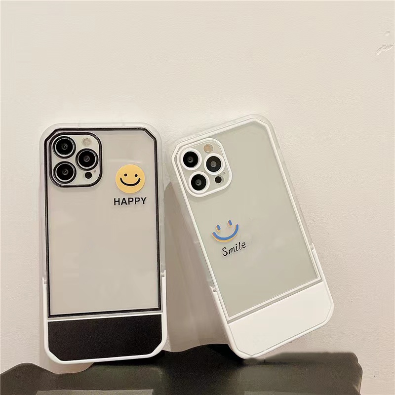 Giá đỡ mềm dễ thương smile couple case tương thích cho iphone 14 plus 13 12 11 pro max xs x xr vỏ bọc điện thoại silicon tpu