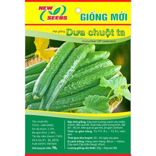 Hạt giống dưa chuột ta - Túi 10g