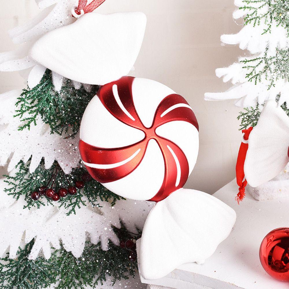 Cây Thông Noel Màu Đỏ Và Trắng 32cm Trang Trí Giáng Sinh