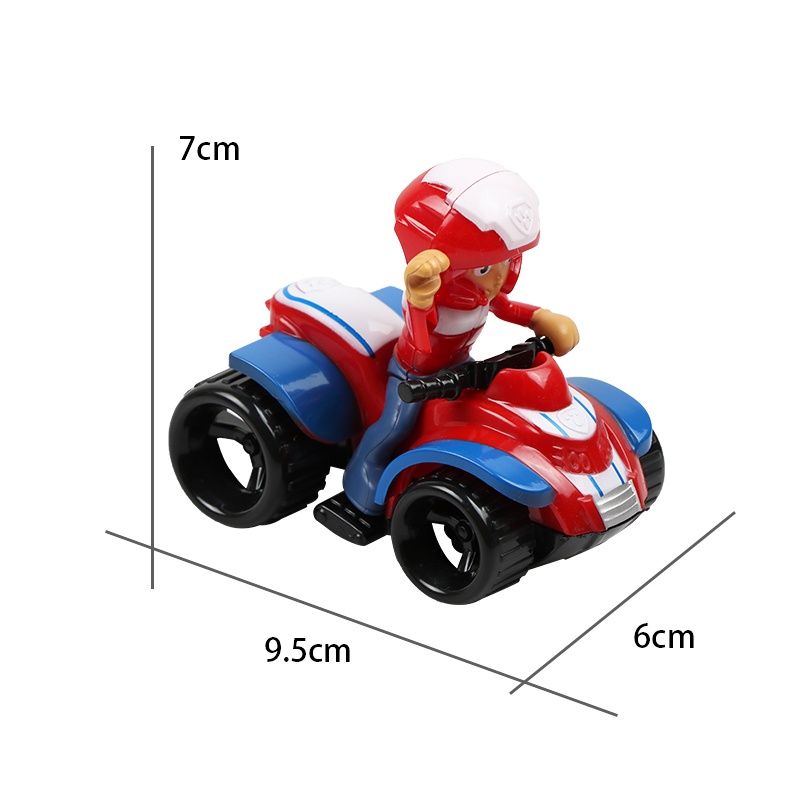 [Hàng mới về] Combo 6 chiếc xe Mini Paw Patrol Dog Xe Kéo cho bé
