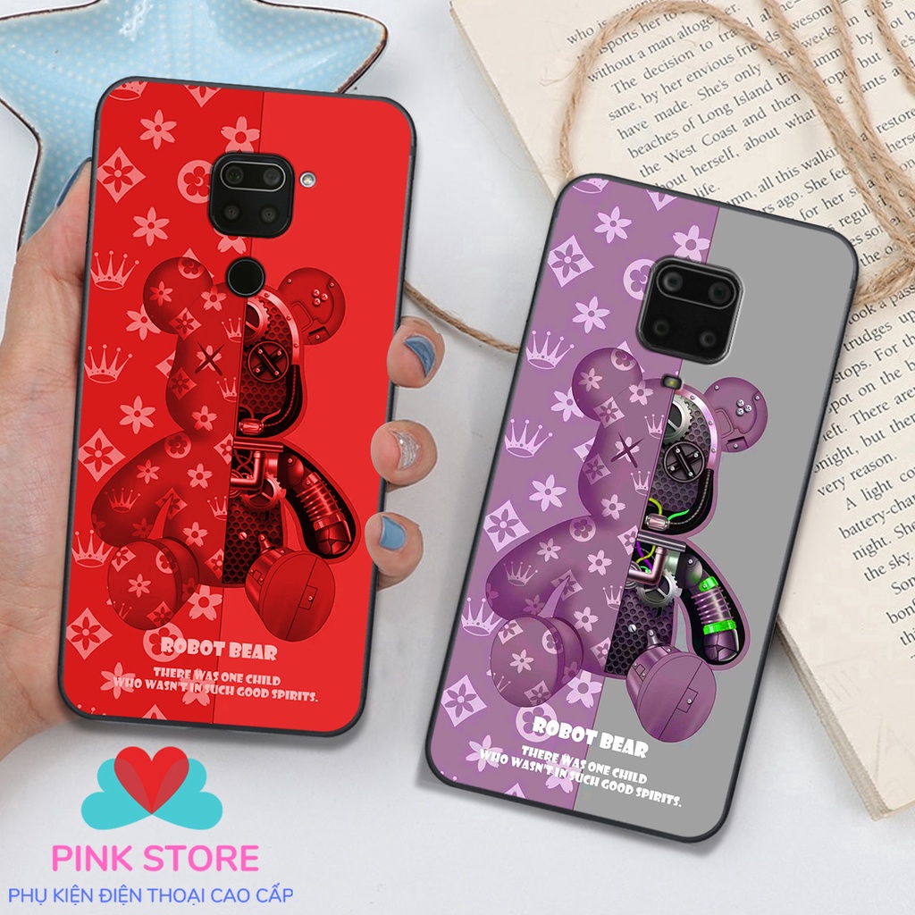 Ốp lưng điện thoại Xiaomi REDMI NOTE 9 - NOTE 9S - NOTE 9 PRO gấu siêu ngầu