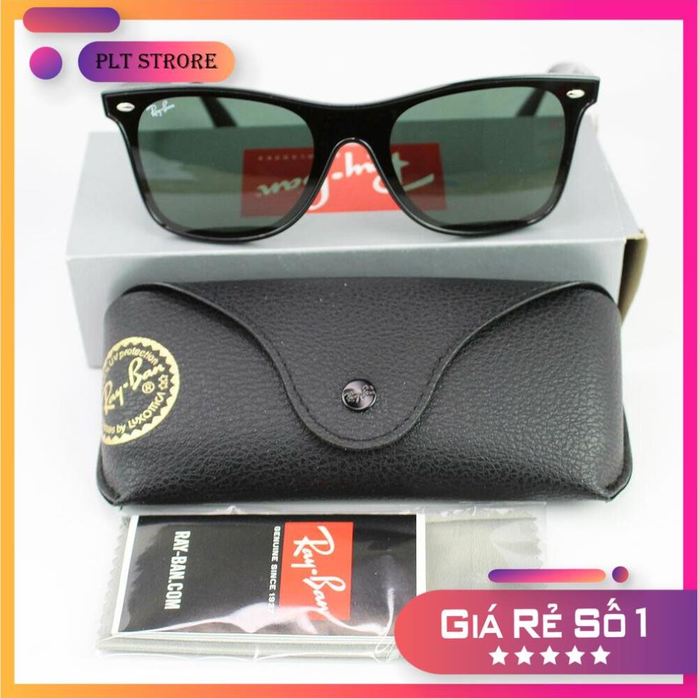 Kính mát Rayban Blaze Wayfarer RB4440NF 601/71 mắt liền khối Full Box ⚜️Hàng Authentic⚜️