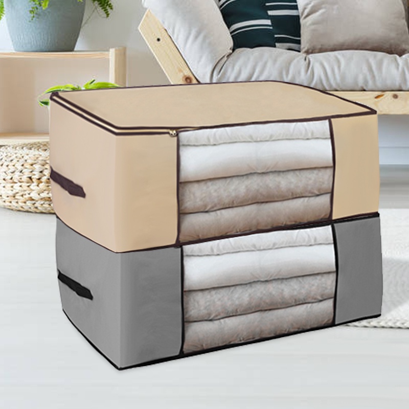Túi đựng quần áo chăn màn ga gối, túi để đồ dùng cỡ lớn vải chống ẩm mốc
