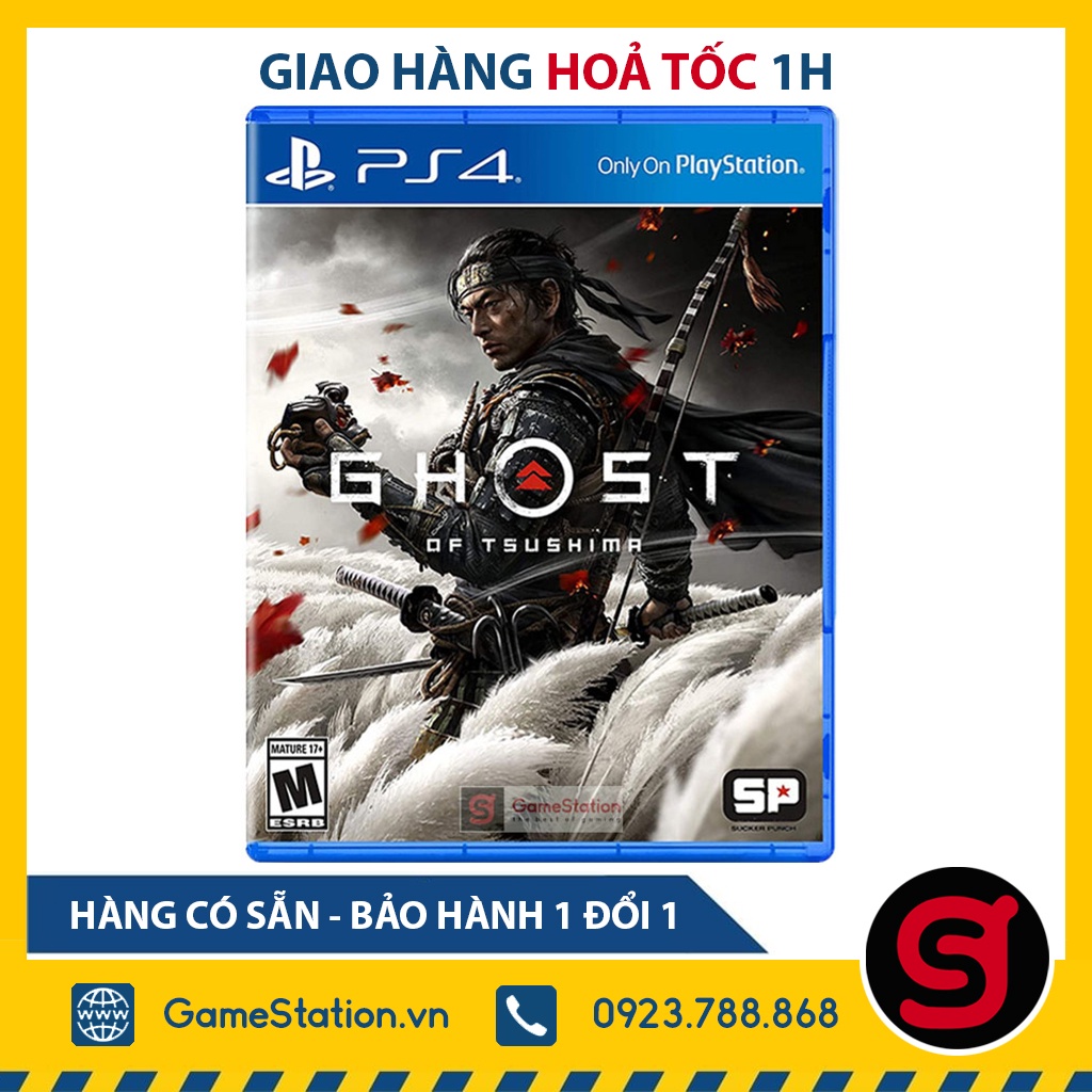 Đĩa Game Ghost of Tsushima Cho Máy PS4