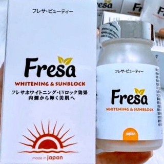 (PHIÊN BẢN 2020) FRESA - VIÊN UỐNG TRẮNG DA CHỐNG NẮNG NỘI SINH Nhật BẢN (inbox giá sỉ tốt)