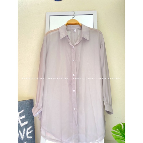 Áo sơ mi nữ ✨ form rộng đi biển style ulzzang thời trang
