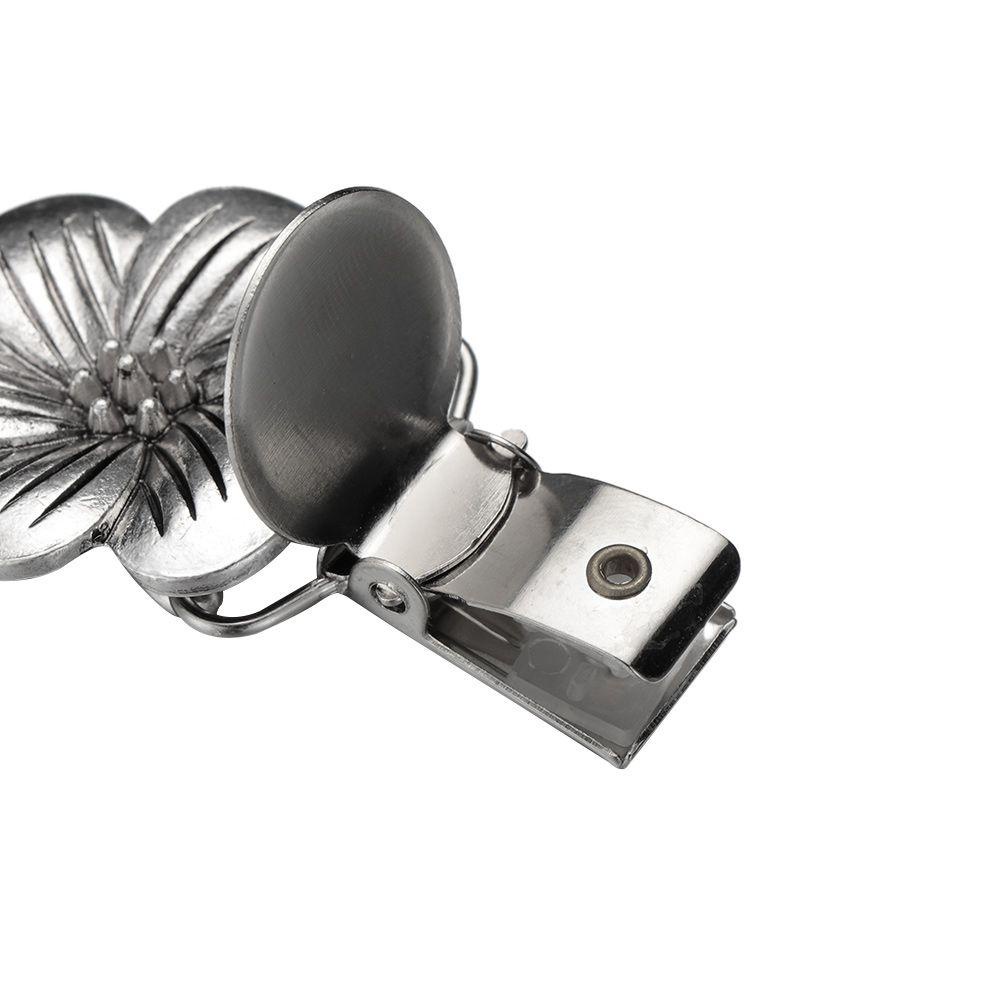 Kẹp Áo Khoác Cardigan Họa Tiết Hoa Thời Trang Mùa Đông|Kẹp Vịt Phong Cách Retro